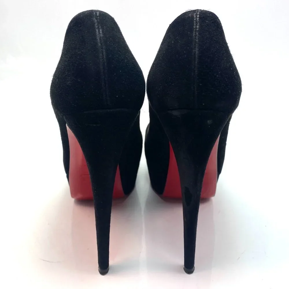 🌷❤️‍🔥FINAL SALE 🔥 NO OFFERS🌷💥Christian Louboutin Lady Peep 150 Heels 36 - Picture 4 of 6